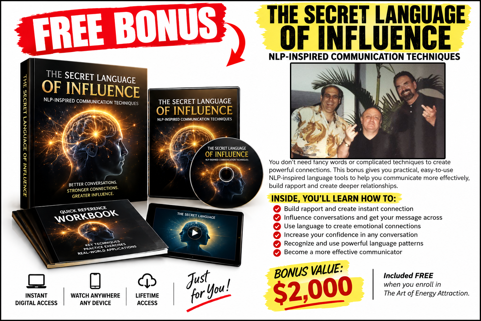 The Secret Language of Influence free digital bonus